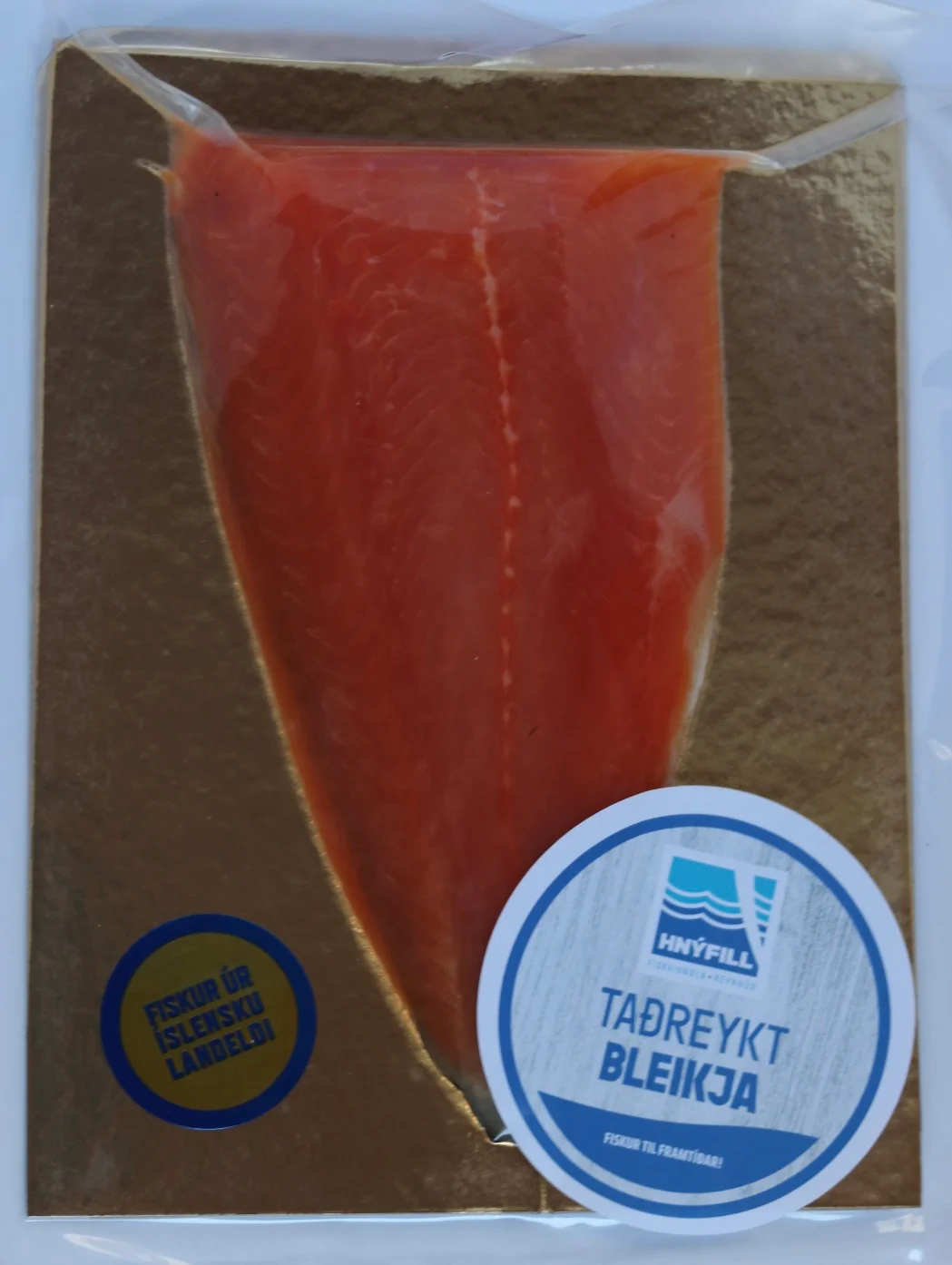 Traditionally smoked Arctic char